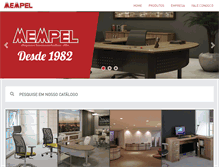 Tablet Screenshot of mempel.com.br